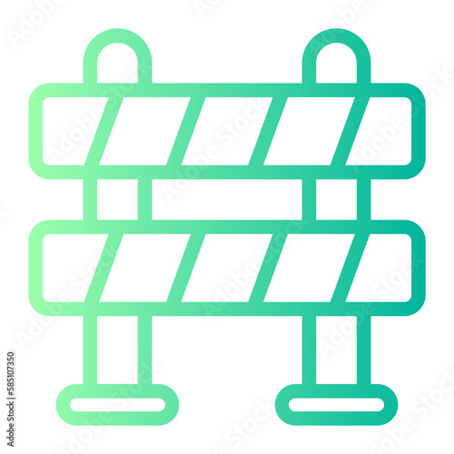 barrier gradient icon