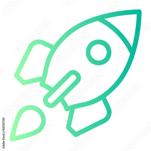 speed gradient icon
