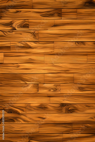 Wood Floor Texture Background created with Generative AI technology