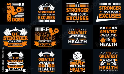 best gym and fitness t shirt design design for inspiration