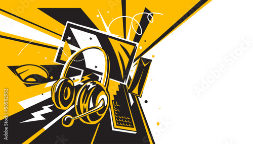 Esports abstract background design. Vector of game electronic sports badge template design.