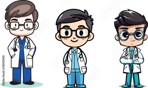 3 dottori cartoons
