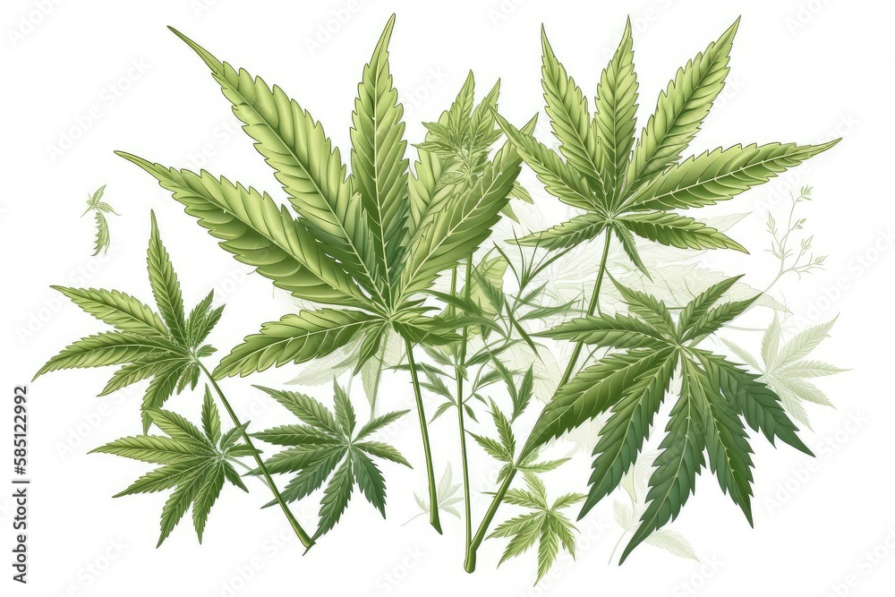 cannabis leaf isolated on white cannabis leaf isolated on white