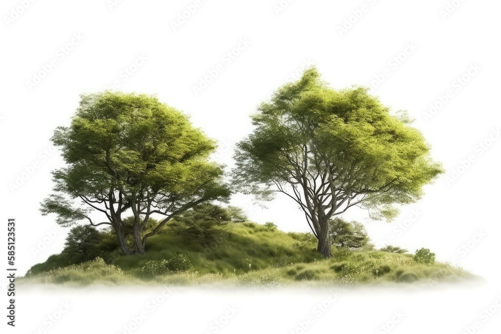 Fototapeta premium tree isolated on white background