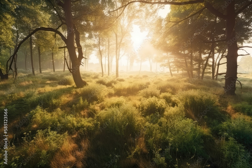 Fototapeta premium morning in the forest