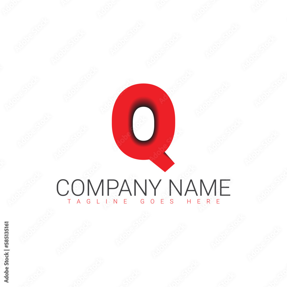 q logo design, q logo, q logo template
