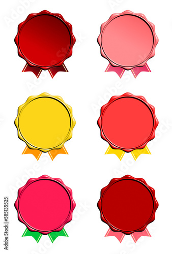 丸型立体アイコン