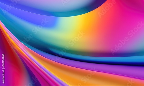  Abstract gradient art colorful 3d lines abstract background.