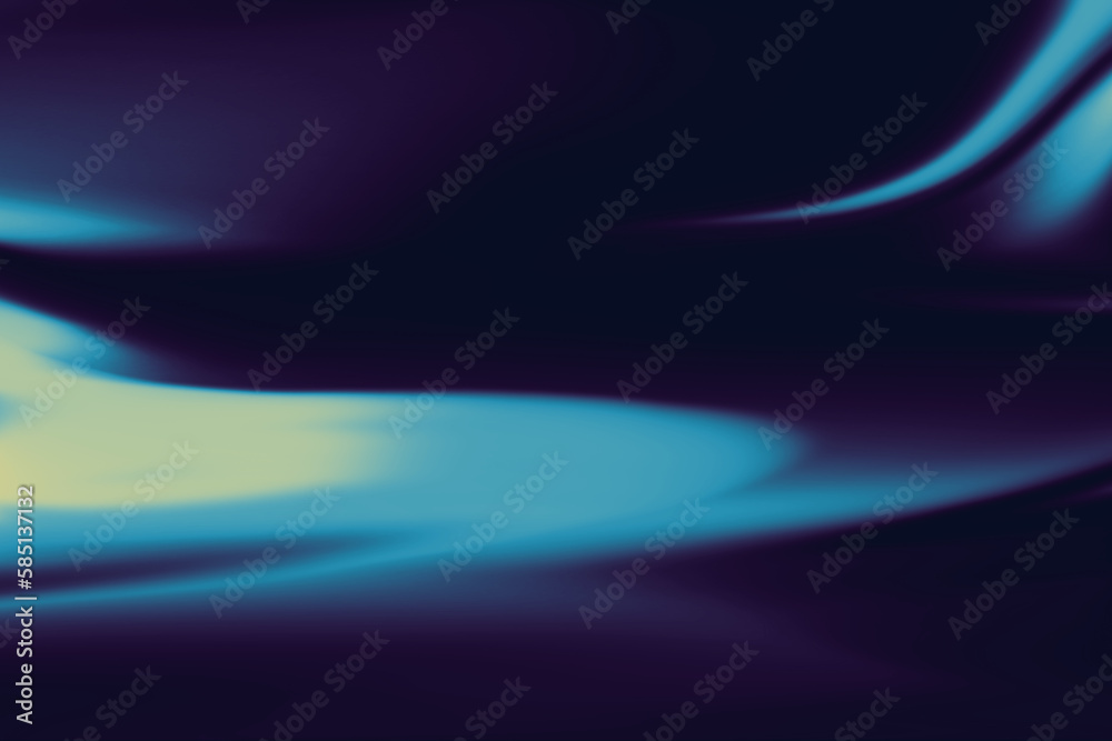 Fototapeta premium Blue and yellow abstract gradient wave background