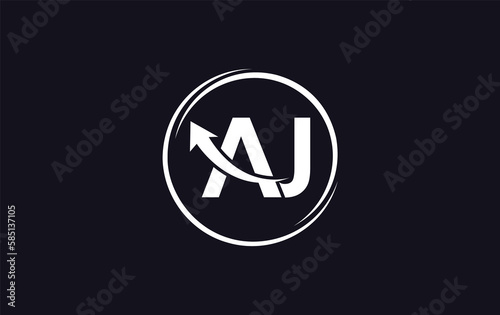 Free Download Financial logo symbol and Growth arrow icon design monogram for business  - GFXLoad