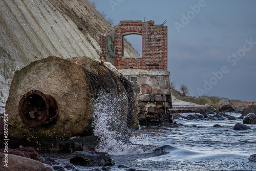 Ruine vom alten Pegelturm am Kap Arkona photo