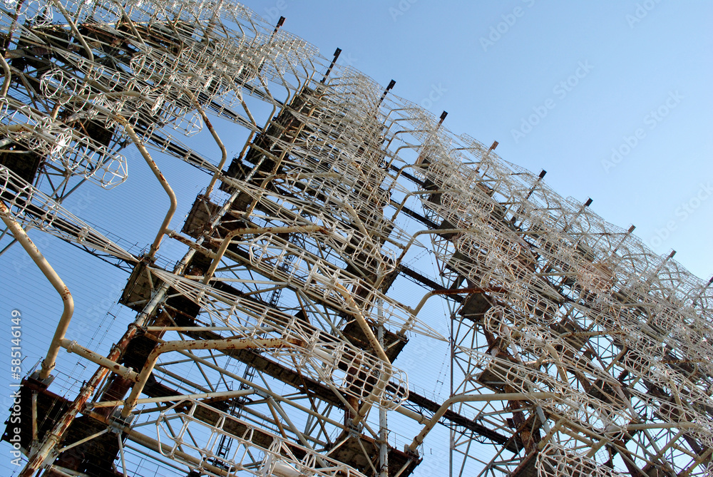 Steel antenna in Ukraine