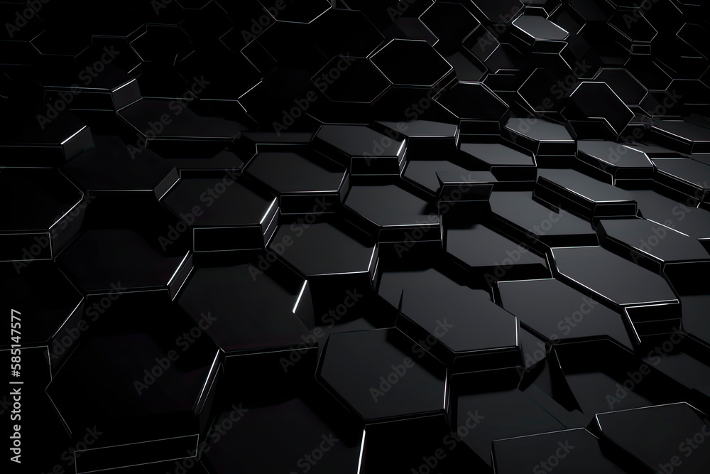 Abstract futuristic surface concept with hexagons. Trendy sci-fi technology background Abstract futuristic surface concept with hexagons. Trendy sci-fi technology background