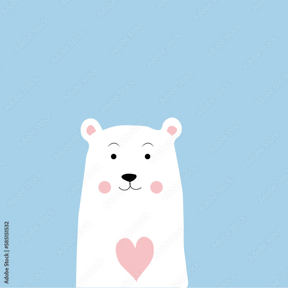 baby bear, teddy animal vector illustration baby bear, teddy animal vector illustration