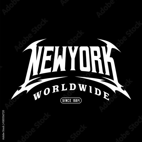 New york america y2k streetwear cyber style colorful slogan typography vector design icon illustration. Tshirt, poster, banner, fashion, slogan shirt, sticker, flyer