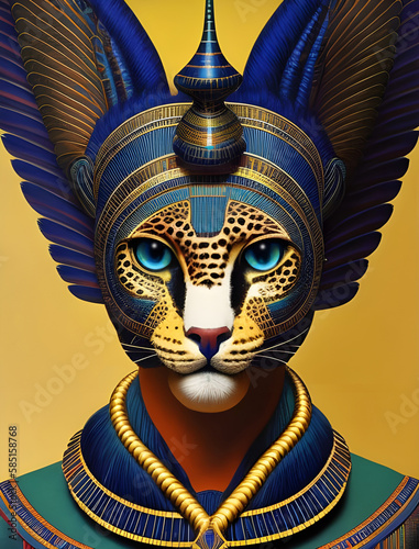 Cat of Ancient Egypt - Generative AI