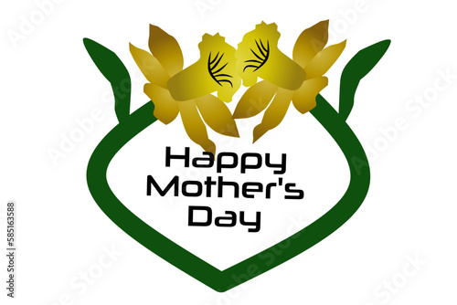 Mother's day greeting card. Mother's Day is celebrated on May 8. Vector banner with background isolated elements. Design for happy mother's day. Vector illustration.