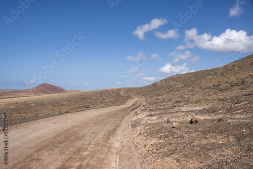 Mountains in the central Fuerteventura