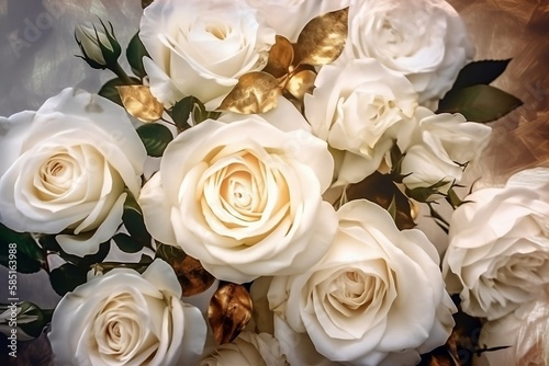 beautiful white colors with golden color