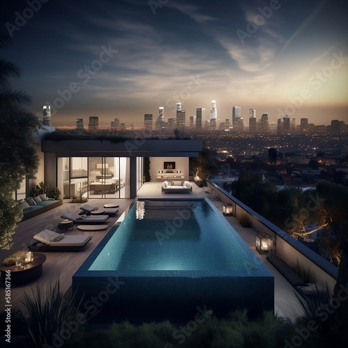 Luxury Masion with swimming pool © Fleezy Designz