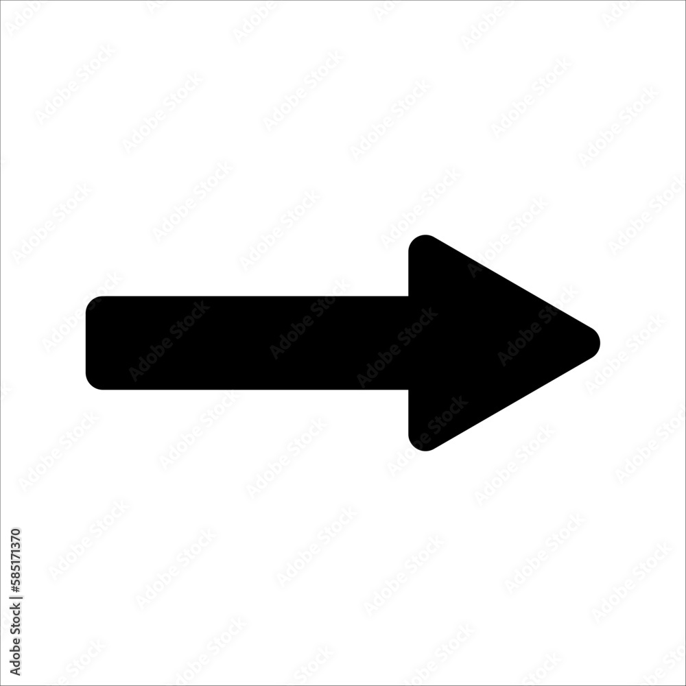 Arrow Icon in trendy flat style. Arrow symbol for your web site design, logo, app, UI. Vector illustration on white background Arrow Icon in trendy flat style. Arrow symbol for your web site design, logo, app, UI. Vector illustration on white background