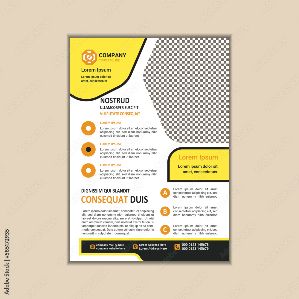 Modern Multipurpose Flyer Template - Fully Editable and Print Ready, A4 Size With Bleed. Modern Multipurpose Flyer Template - Fully Editable and Print Ready, A4 Size With Bleed.