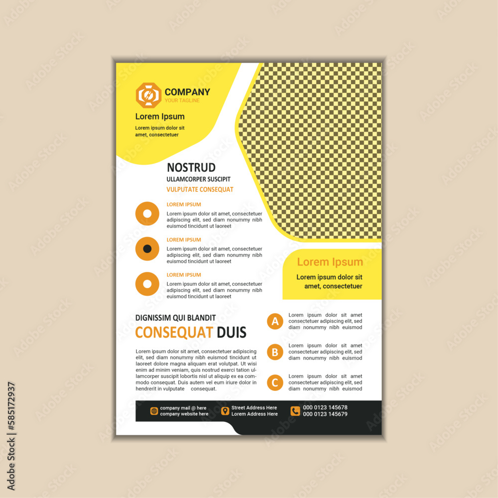 Modern Multipurpose Flyer Template - Fully Editable and Print Ready, A4 Size With Bleed. Modern Multipurpose Flyer Template - Fully Editable and Print Ready, A4 Size With Bleed.