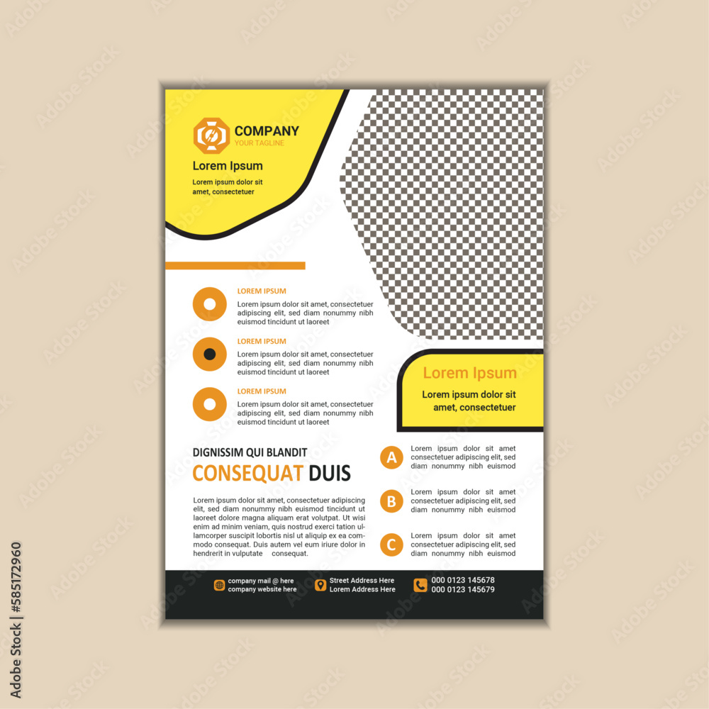 Modern Multipurpose Flyer Template - Fully Editable and Print Ready, A4 Size With Bleed. Modern Multipurpose Flyer Template - Fully Editable and Print Ready, A4 Size With Bleed.