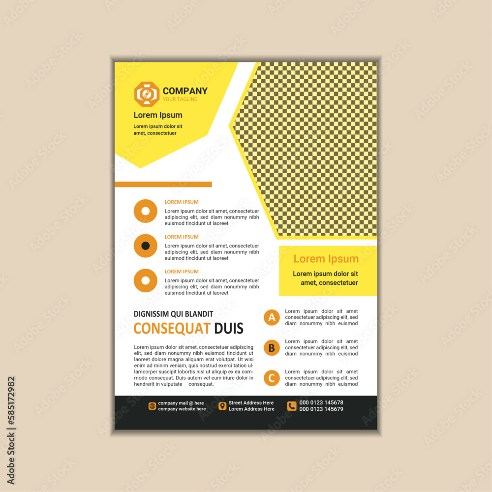 Modern Multipurpose Flyer Template - Fully Editable and Print Ready, A4 Size With Bleed. Modern Multipurpose Flyer Template - Fully Editable and Print Ready, A4 Size With Bleed.
