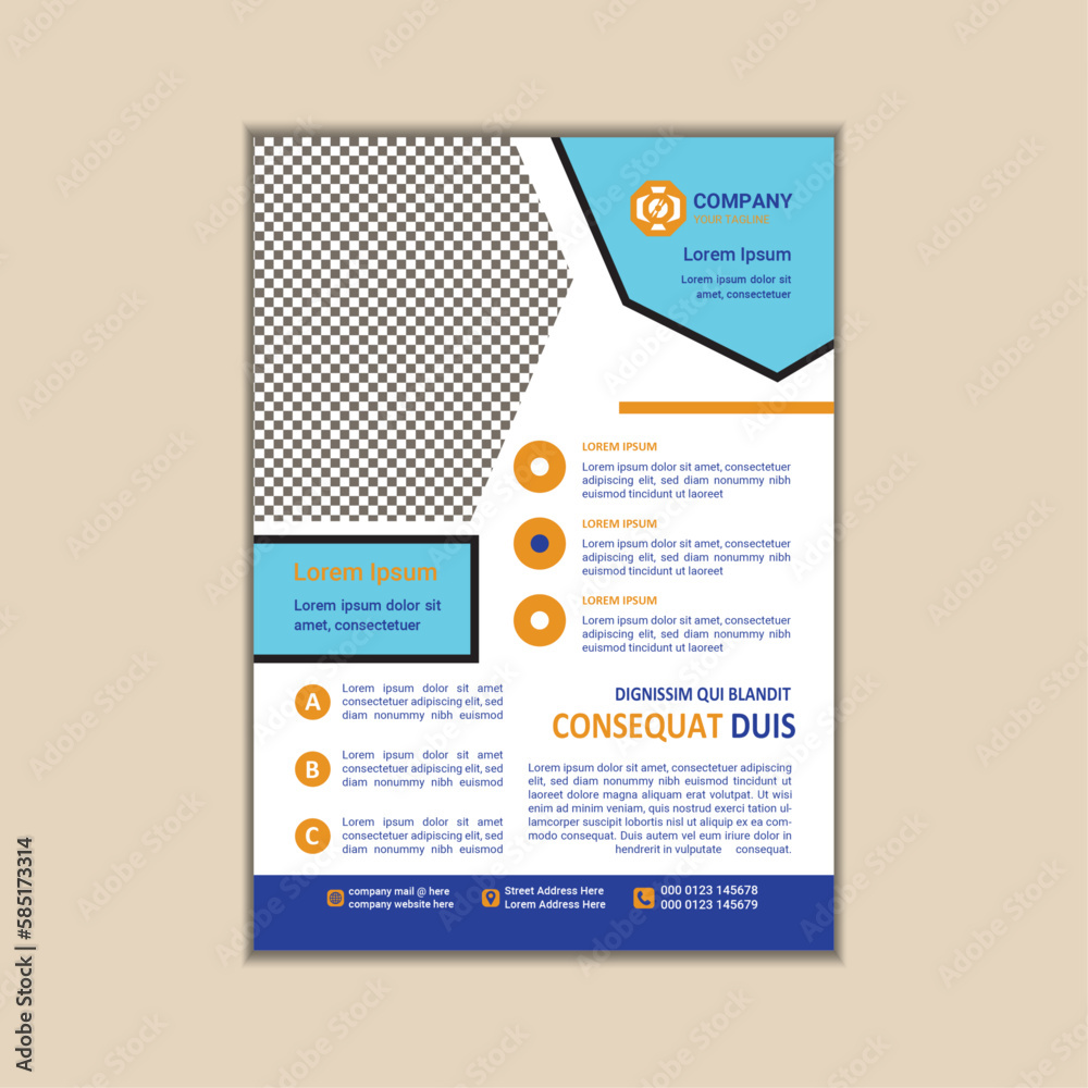 Modern Multipurpose Flyer Template - Fully Editable and Print Ready, A4 Size With Bleed. Modern Multipurpose Flyer Template - Fully Editable and Print Ready, A4 Size With Bleed.