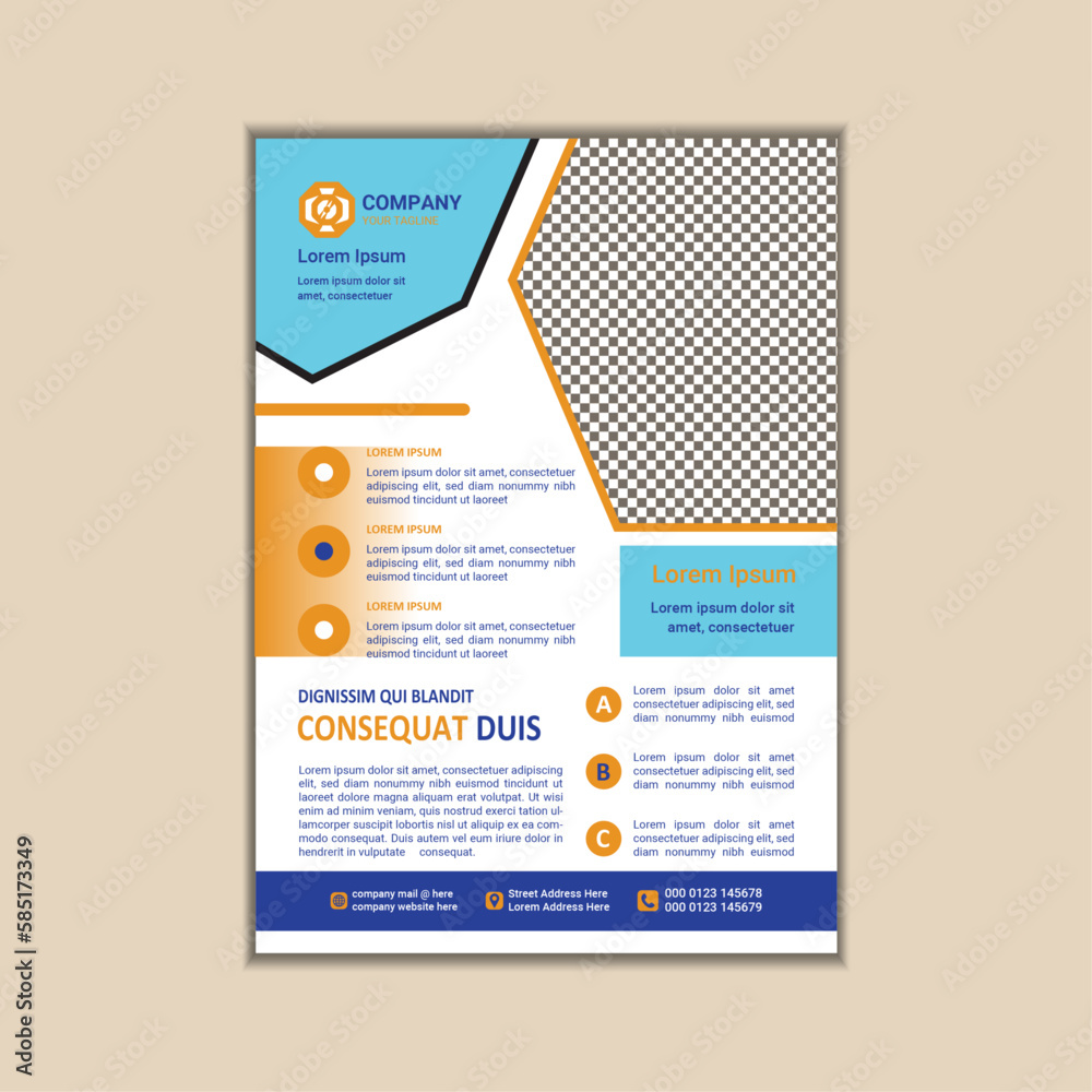 Modern Multipurpose Flyer Template - Fully Editable and Print Ready, A4 Size With Bleed. Modern Multipurpose Flyer Template - Fully Editable and Print Ready, A4 Size With Bleed.