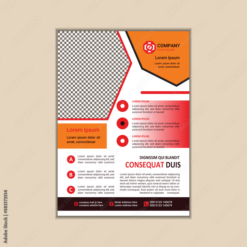 Modern Multipurpose Flyer Template - Fully Editable and Print Ready, A4 Size With Bleed. Modern Multipurpose Flyer Template - Fully Editable and Print Ready, A4 Size With Bleed.