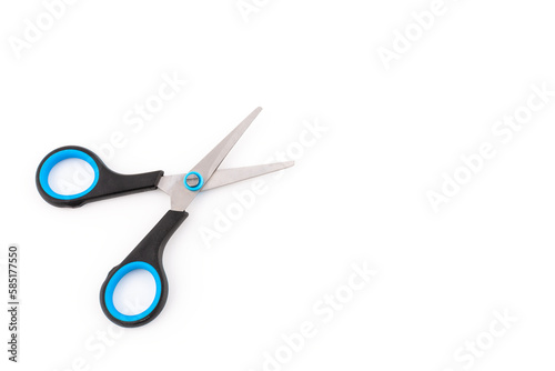 Small scissors isolated on a white background
