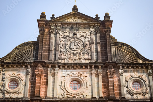 Ancient Basilica of Bom Jesus old goa church at South part of India, Basilica of Bom Jesus in Old Goa, which was the capital of Goa in the early days of Portuguese rule, located in Goa, India