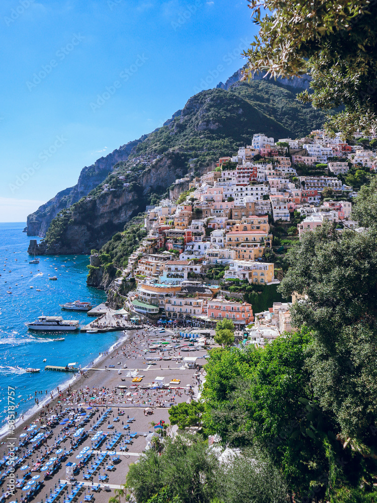 Sunny Positano, Amalfi Coast, Campania, Italy