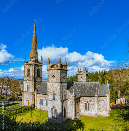 Royal Hillsborough Parish Church in Springtime,Hillsborough, County Down, Northern Ireland
 photo