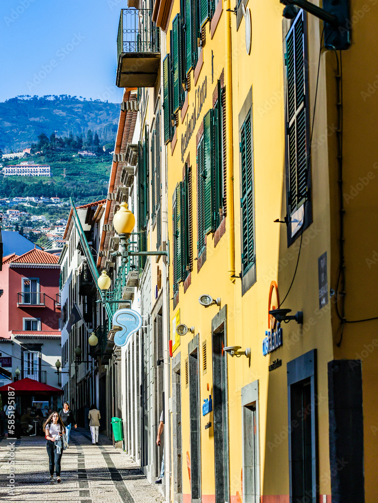 Madeira-Funchal-Downtown