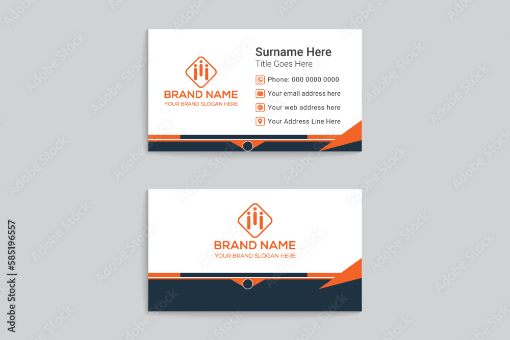 Heart with cardiograph business card design Heart with cardiograph business card design