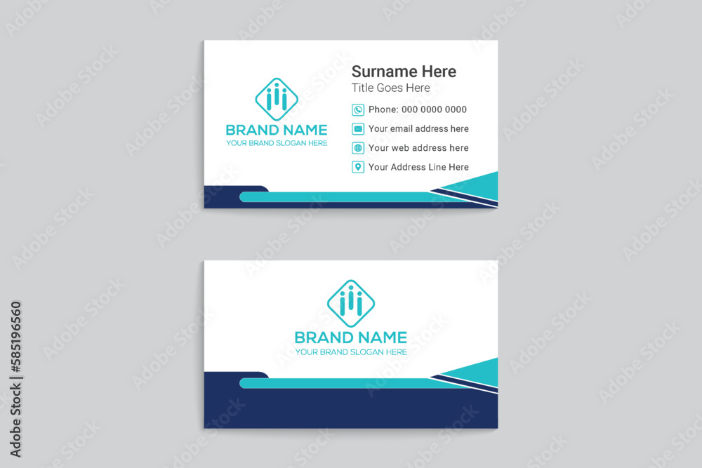 Medicine and science business card design Medicine and science business card design