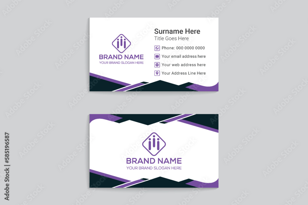 Healthcare business card design