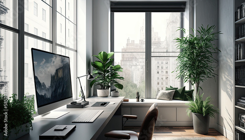 Interior of a modern office