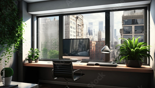 Interior of a modern office