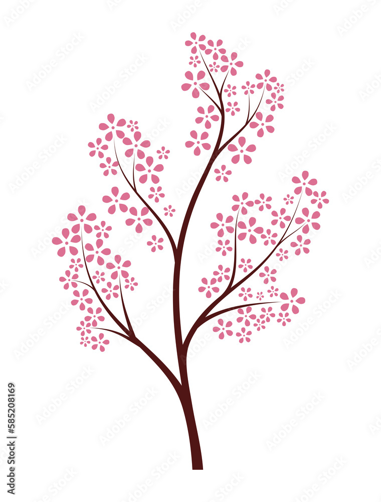 Spring tree with blossom. Spring tree with blossom.