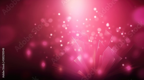 A glamorous background of pink bokeh perfect for awards and celebrations. Generative AI