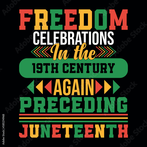 Juneteenth Day t-shirt design  Juneteenth federal holiday