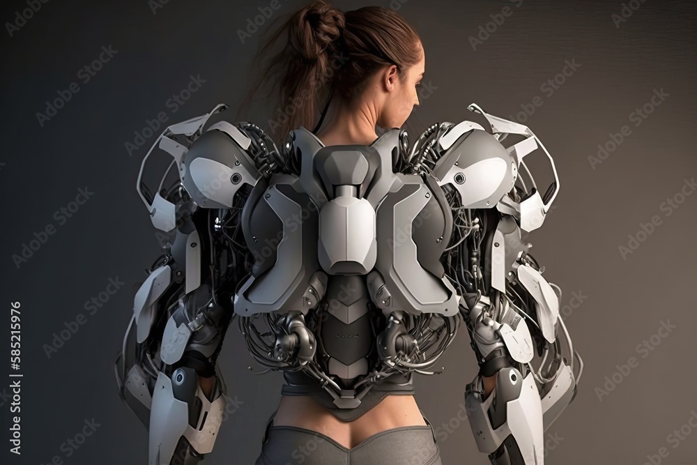 Wearable robotic exoskeleton suit. Wearable robotic devices, power