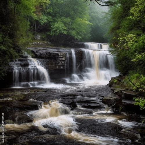 waterfall in the woods