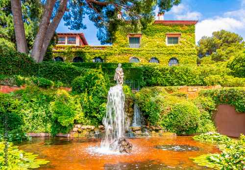 Saint Clotilde garden (Jardines de Santa Clotilde) in Lloret del Mar, Spain photo