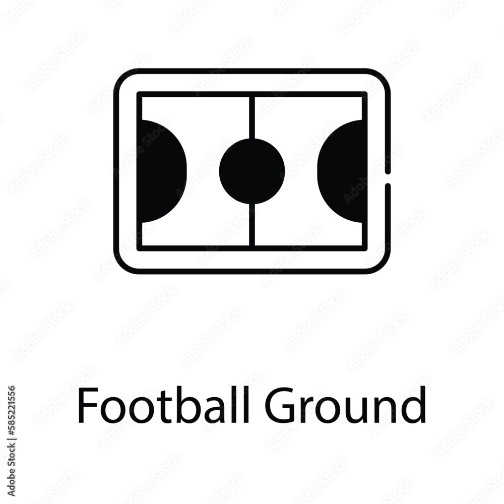 Football Ground icon. Suitable for Web Page, Mobile App, UI, UX and GUI design. Football Ground icon. Suitable for Web Page, Mobile App, UI, UX and GUI design.