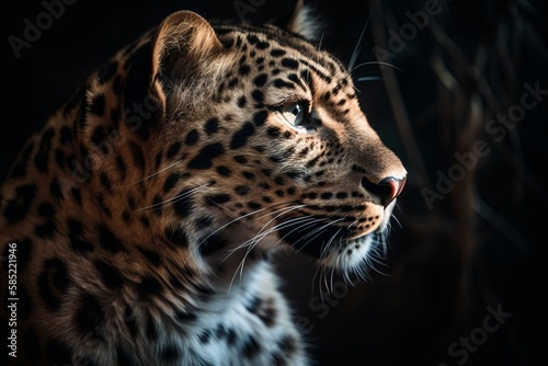 Amur Leopard portrait